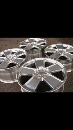///// 21" CHEVY CAMARO POLISHED WHEELS BRAND NEW SET OF 4 /////