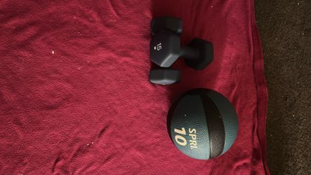 Medicine Ball And Dumbbells