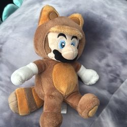 Little Buddy Official Super Mario Plush Raccoon Tanooki Mario, 9-Inch