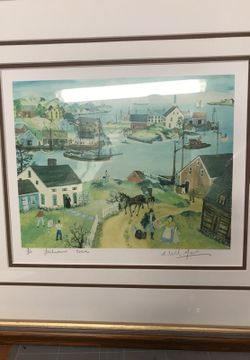 Framed original artwork by Will Moses