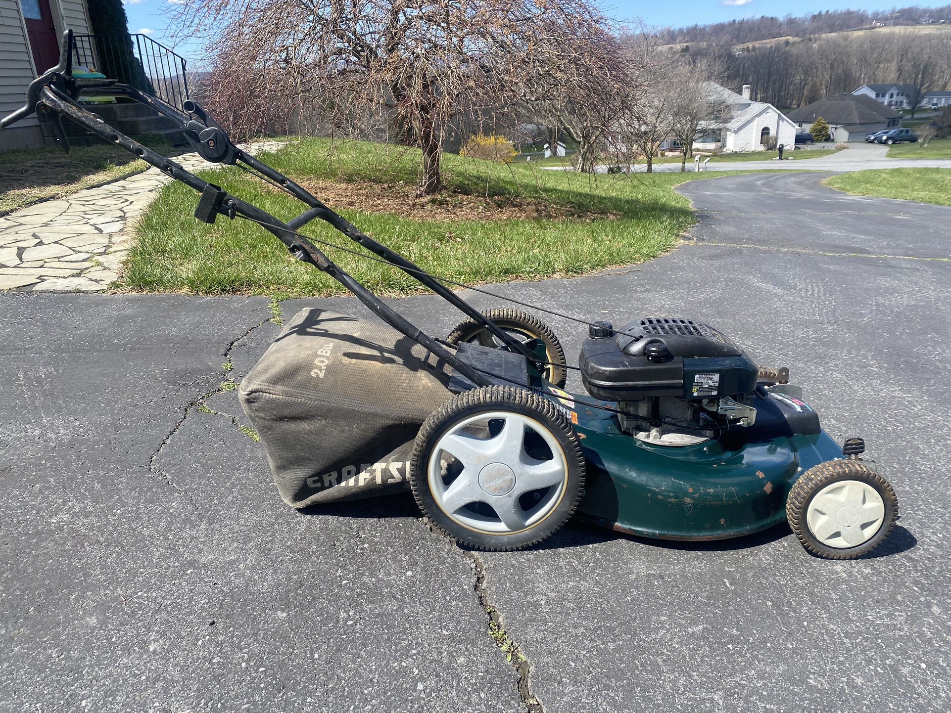 Craftsman Self Propelled Lawn Mower with Bagger