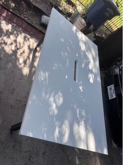 6ft White Office Conference Table – Commercial Grade