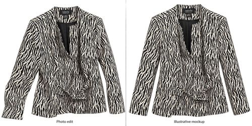 Isabella Women's Zebra Print Blazer