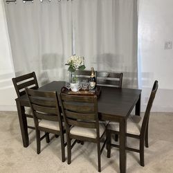 Ashley Furniture Dining Table with 6 Chairs