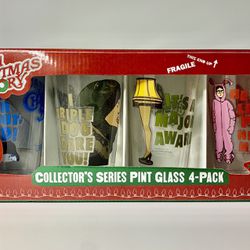 "Like A Christmas Story" Collector's Series Pint Glass 4 - Pack
