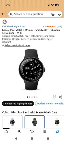 Google Pixel watch 4