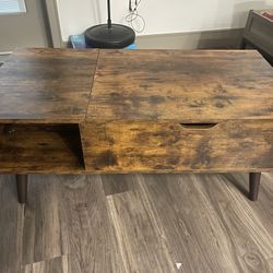Wood Lift-Top Coffee Table
