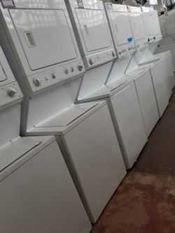 27 in stackables washer dryer working perfectly with 4 months warranty from $299 & up