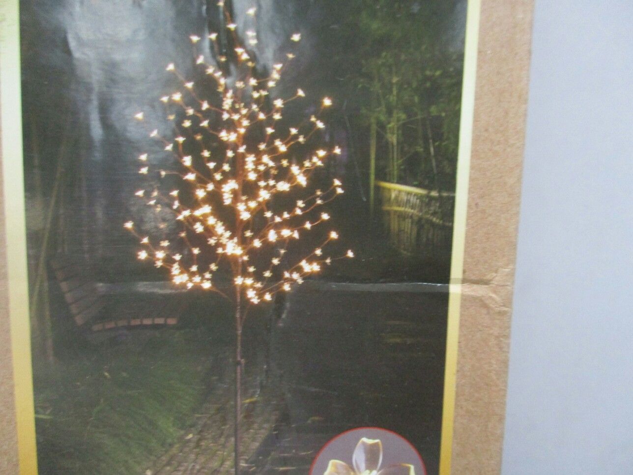 Lightshare LED Blossom Tree 6.5feet Warm Outdoor artificial trees and plants