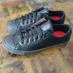Shoes for Crews Delray Unisex Leather Work Shoes. 