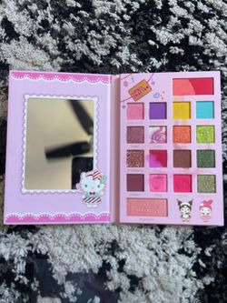 Hello kitty eye shadows- free small hello kitty mirror