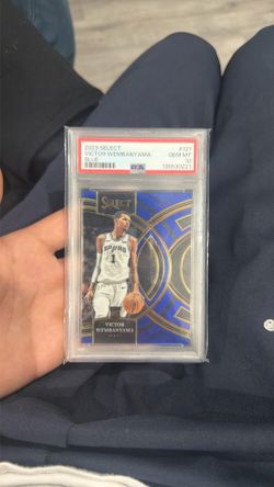 Victor wembanyama psa10 2023 select blue