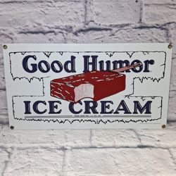 GOOD HUMOR PORCELAIN SIGN 