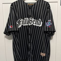 Full Send Baseball Jersey Black 