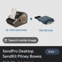Shipping Scale And Label Printer Pintneybowes $60