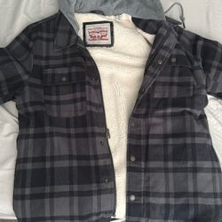 Levis coat jacket in grey