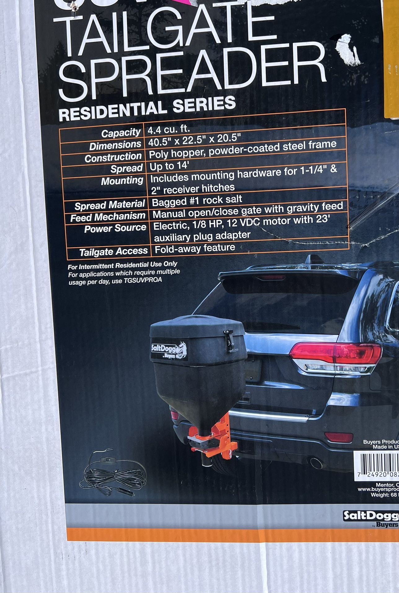 Salt Dogg Salt Spreader Brand New