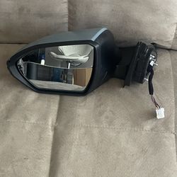 2022 2023 2024 Hyundai Santa Cruz Driver Side Mirror (Broken Mirror) Blue OEM