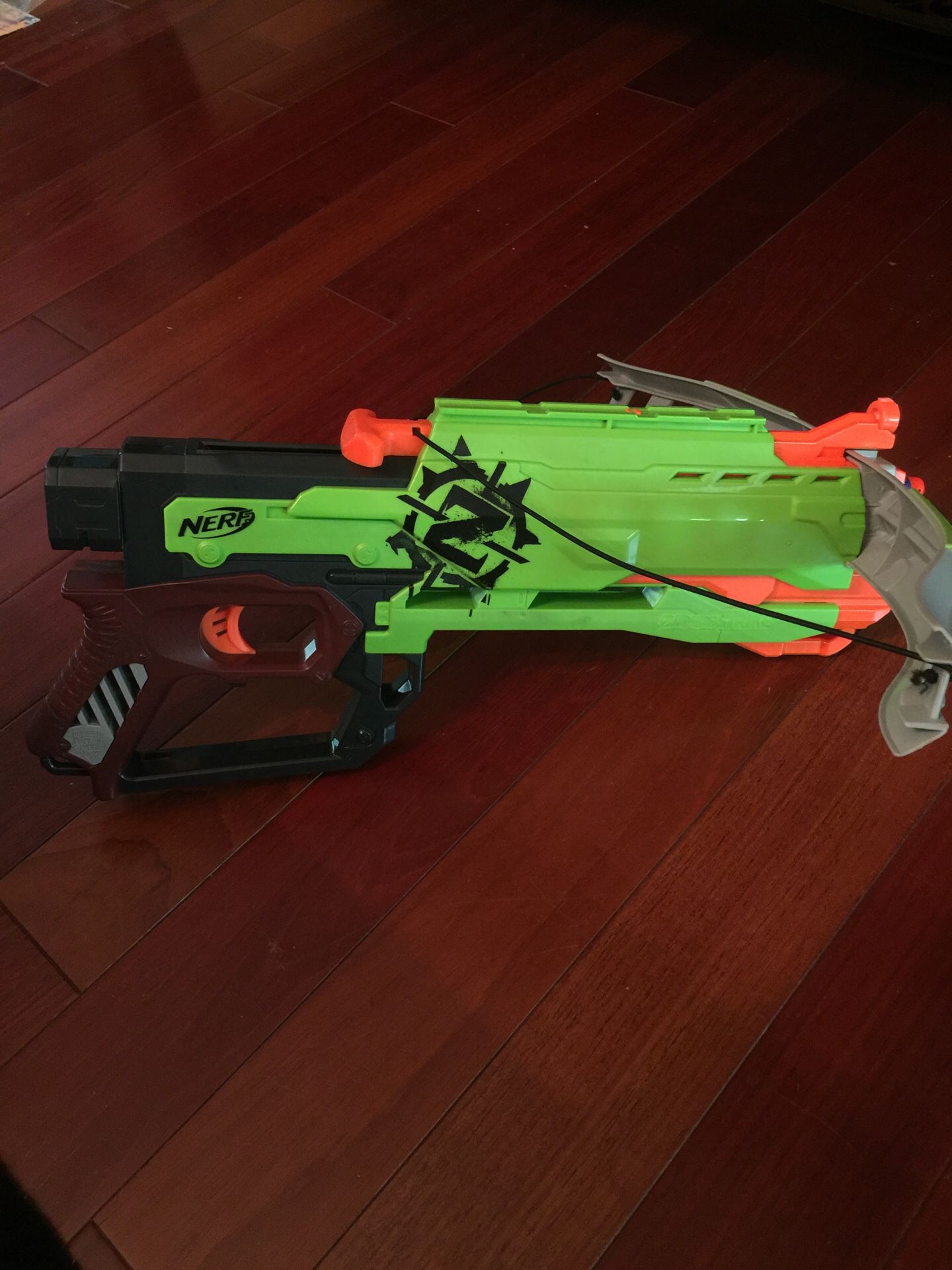 Nerf gun with bullets