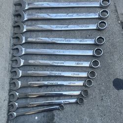 Snap On Wrench Set 11 Pc Metric 