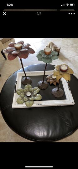 Flower Candle holders