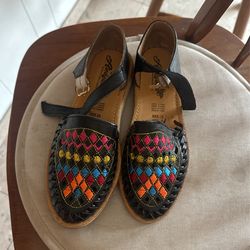 Leather Shoes/ Sandals Mexican 