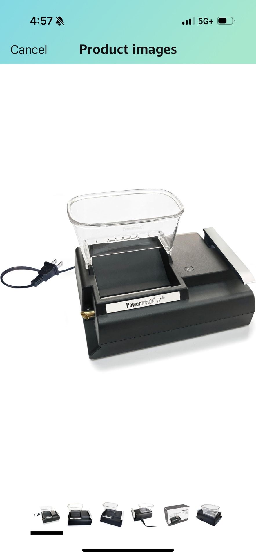 powermatic iv cigarette machine 4 ELECTRIC ROLLING INJECTOR POWERMATIC IV 4 ELECTRIC CIGARETTE