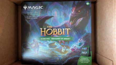 The Hobbit scene box. Treasures of smaug