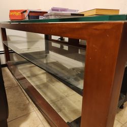 Glass Top Tv Stand