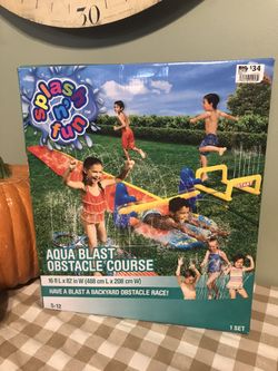 Slip And Slide Obstacle Course