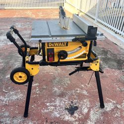DeWalt DWE7491 10” Portable Table Saw w/ Folding Rolling Stand 