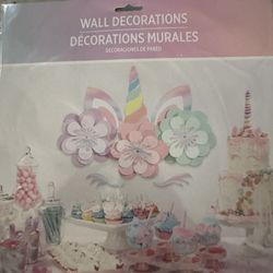 Unicorn Flower Decoration 