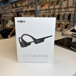 Shokz OpenRun SE Open-Ear (Behind the Neck) Bluetooth Headphones - Black New