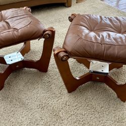Leather Ottomans