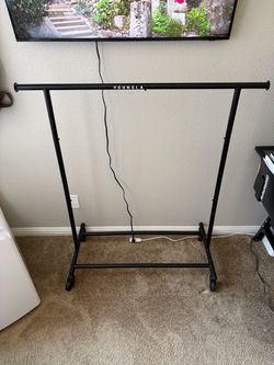 Rolling Clothing Rack