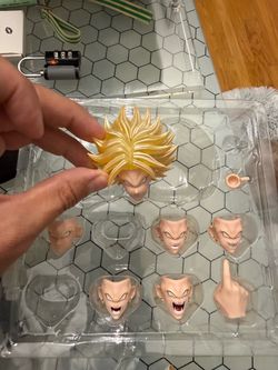 Dragon Ball Z Action Figure Head Parts Set