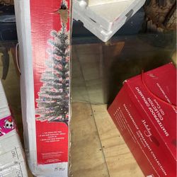 4 Foot Tinsel Tree 40 Dollars Train 25 Dollars 