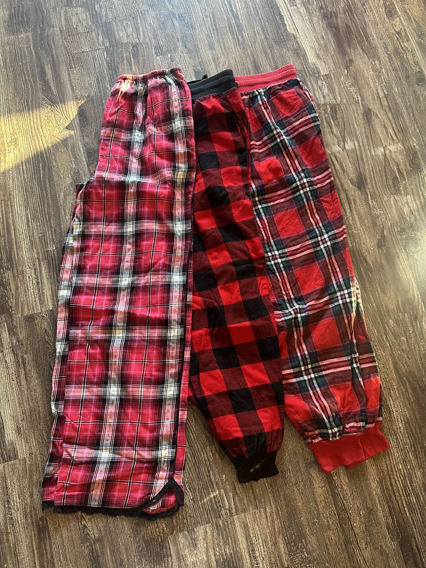 Women’s Christmas Holiday Red Pj Pajama Pants Victoria Secret & Stars Above Target 