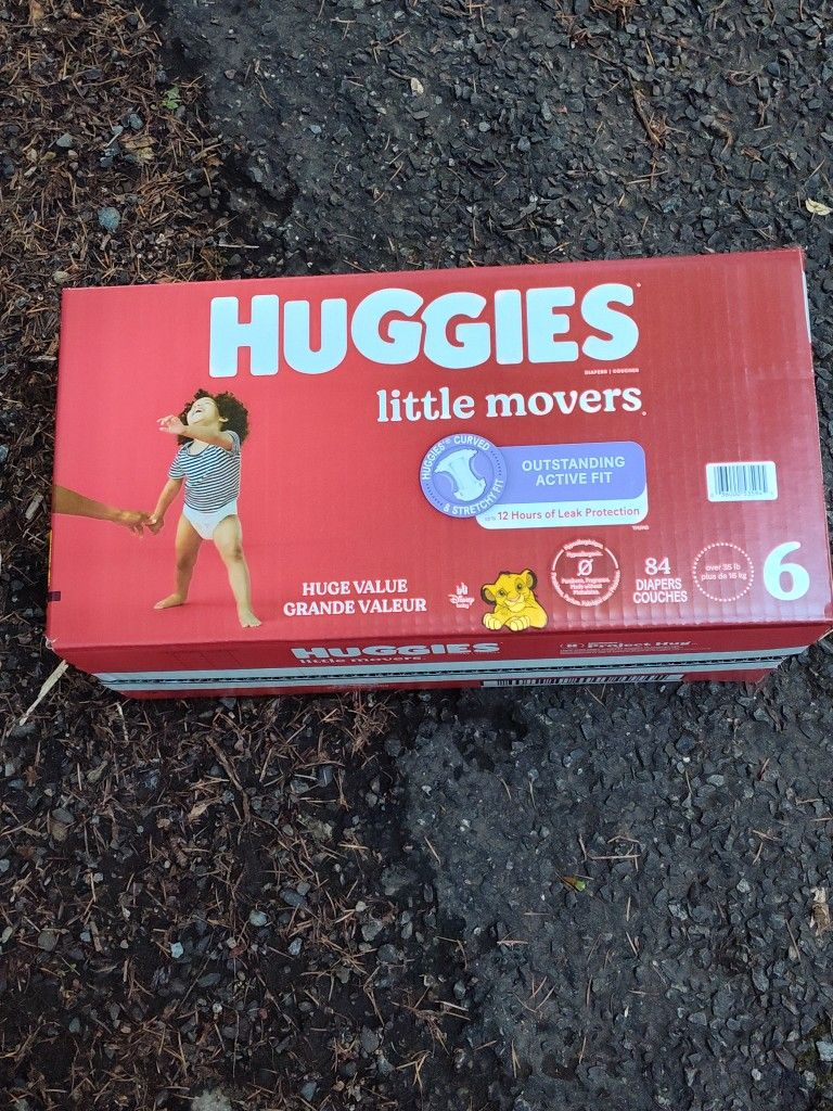 Huggies Size 6 Diaper Count 84
