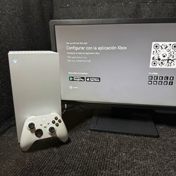 Xbox Series X 1TB All Digital White Console with Controller and Cables