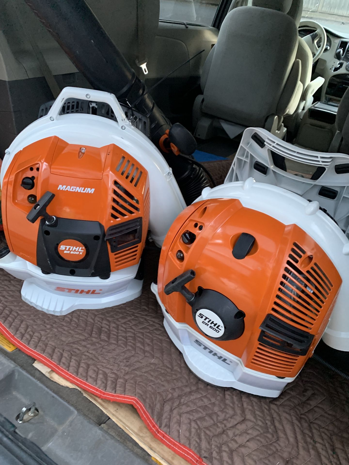 Stihl Backpack Blowers $600 and $475 Everything Is Price Individual