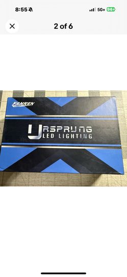 Fahren Ursprung Blue H4 LED  Light Bulbs 60W 24000LM 8000K Ice Blue Pair Blue