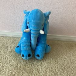 Blue Elephant Plushie