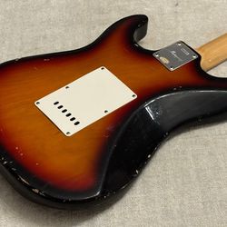 Harmony h80t sunnedburst guitar electric