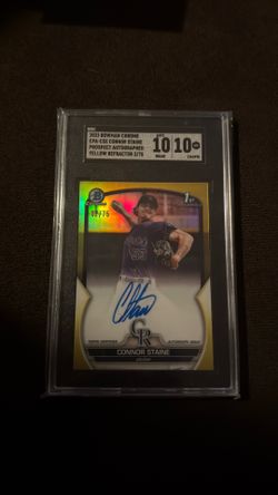 Conner Stain auto /75 bowman refractor