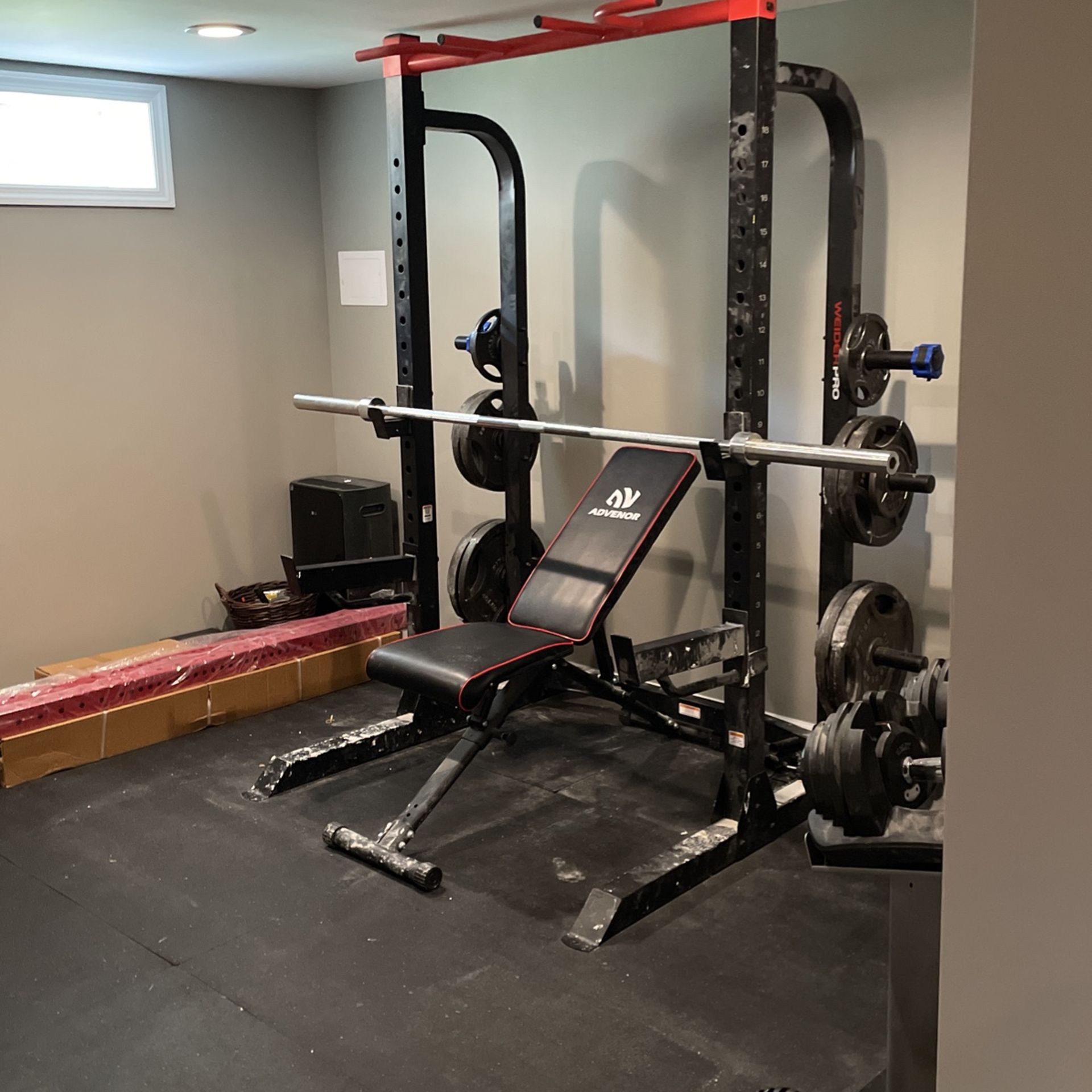 Weider Pro Half Rack Weight Assembly