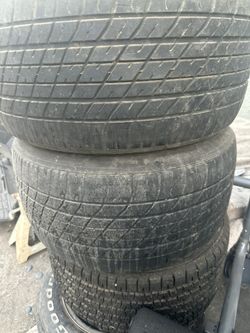 Rims And Tires With Bumper