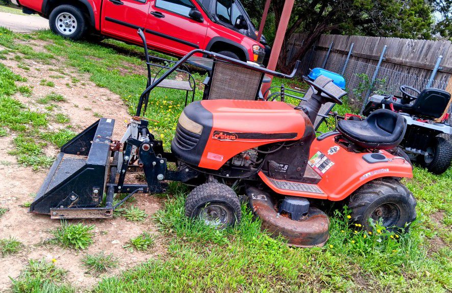 Ariens Riding Mower With Front Loader