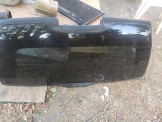 Muffler and rear window