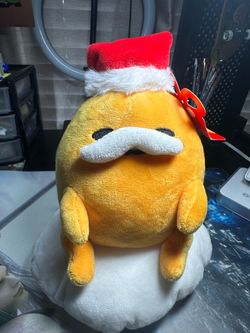 Gudetama plushie Christmas version